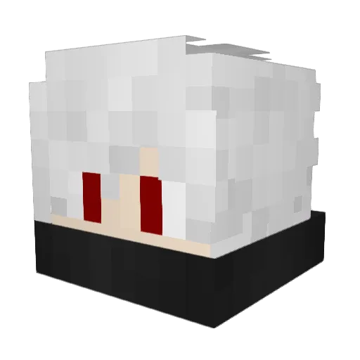Blitzheda Minecraft avatar head, 3D render