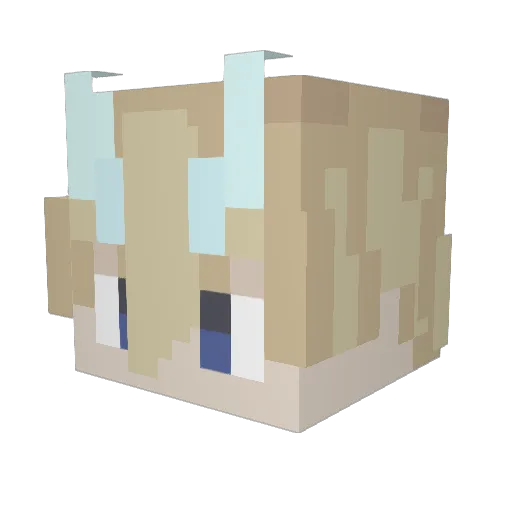 Blitzie__ Minecraft avatar head, 3D render