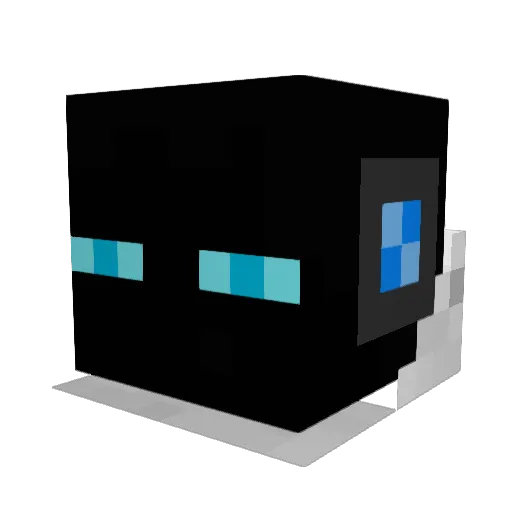Blitzkillermops Minecraft avatar head, 3D render