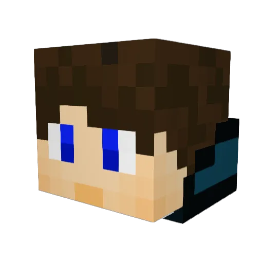 Blitzkrieg131 Minecraft avatar head, 3D render