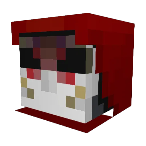 Blitzkrieg3640 Minecraft avatar head, 3D render