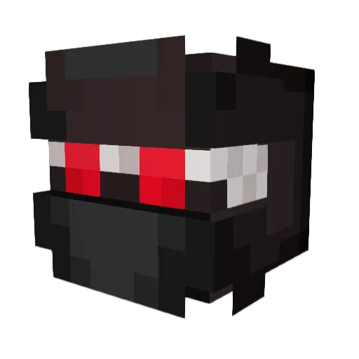 Blitzlar Minecraft avatar head, 3D render