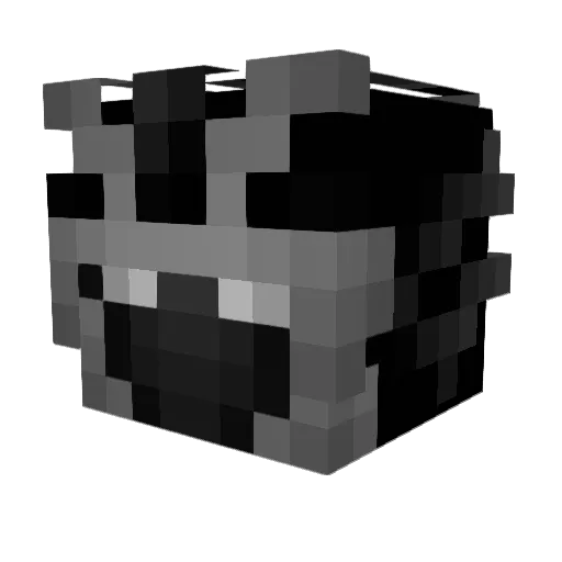 Blitzslayer Minecraft avatar head, 3D render