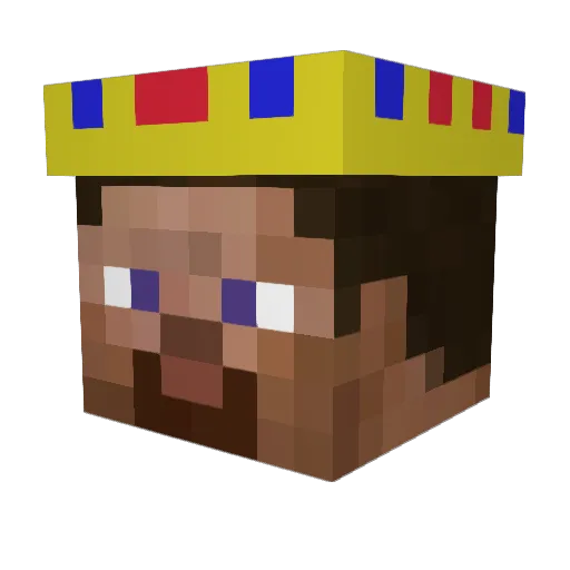 BlixtenB Minecraft avatar head, 3D render