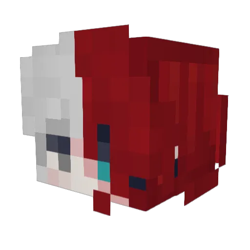 BlizGame Minecraft avatar head, 3D render