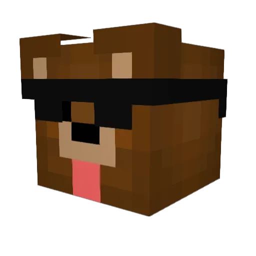 Blize57 Minecraft avatar head, 3D render