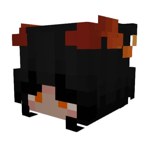 BlizzFire1 Minecraft avatar head, 3D render