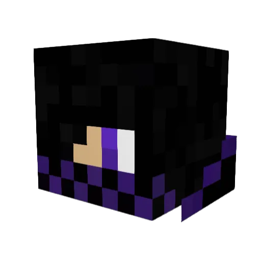 BlizzGuy86 Minecraft avatar head, 3D render