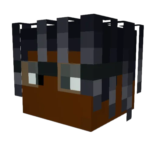 BlizzTart Minecraft avatar head, 3D render