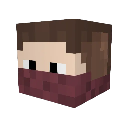 Blizzard1109 Minecraft avatar head, 3D render