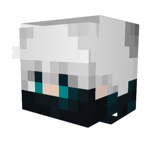 Blizzard17 Minecraft avatar head, 3D render