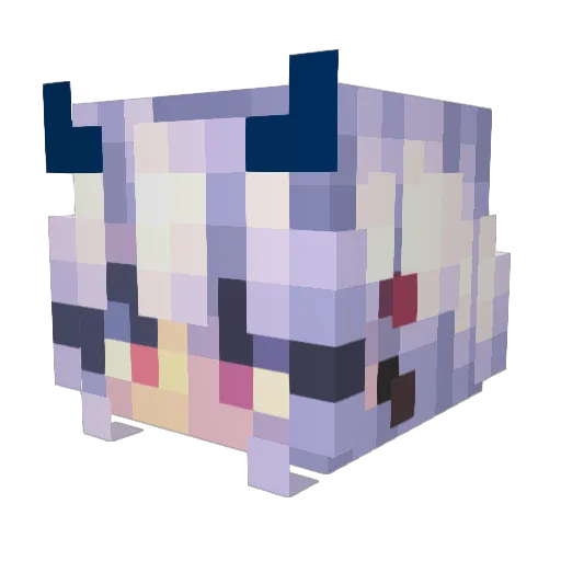 Blizzard6636 Minecraft avatar head, 3D render