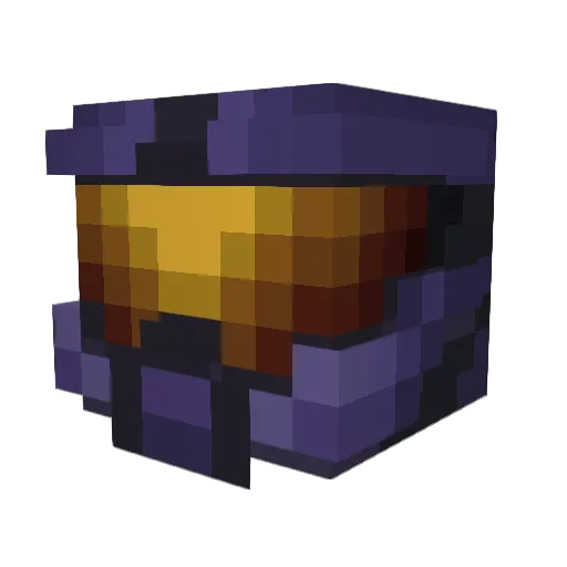 BlizzardBoi1257 Minecraft avatar head, 3D render
