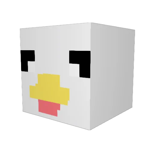 BlizzardFreeze_ Minecraft avatar head, 3D render