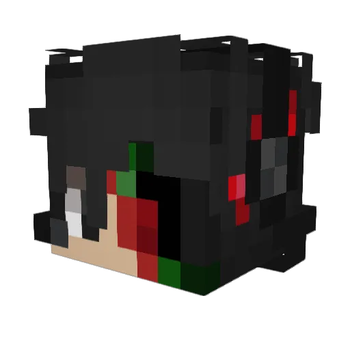 Blizzard_Pz Minecraft avatar head, 3D render