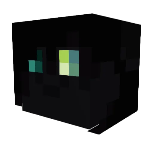 Blizzardfrosts Minecraft avatar head, 3D render