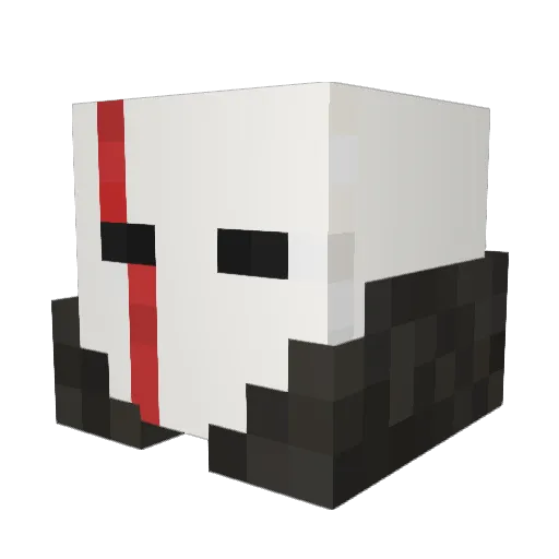 BlizzardsongTV Minecraft avatar head, 3D render