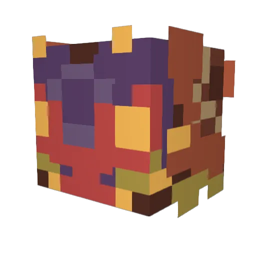 Blizzilla Minecraft avatar head, 3D render