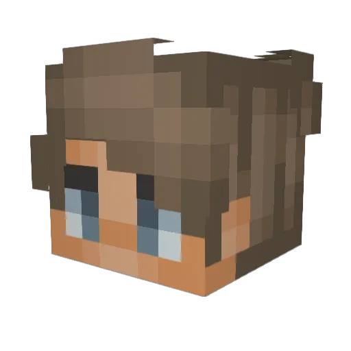Blizzy05 Minecraft avatar head, 3D render