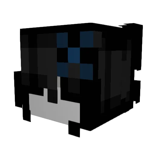 Blllakee Minecraft avatar head, 3D render