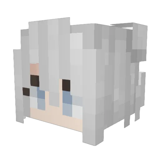 BlntSmoke Minecraft avatar head, 3D render
