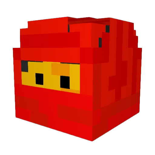 BlobFisk99 Minecraft avatar head, 3D render
