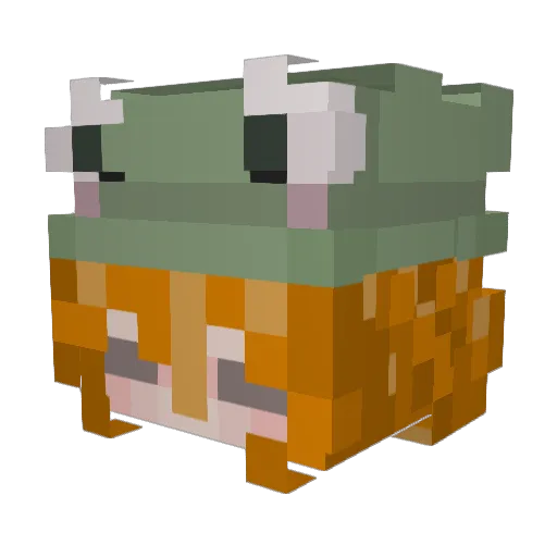 BlobRose Minecraft avatar head, 3D render