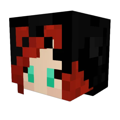 Blobble1 Minecraft avatar head, 3D render