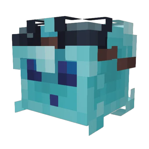 Blobby_artist Minecraft avatar head, 3D render