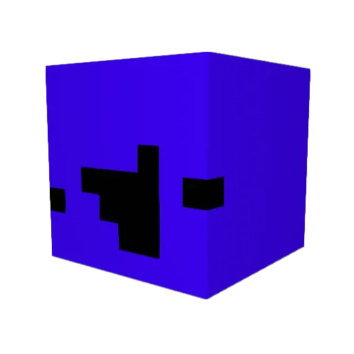 BlobertYT Minecraft avatar head, 3D render