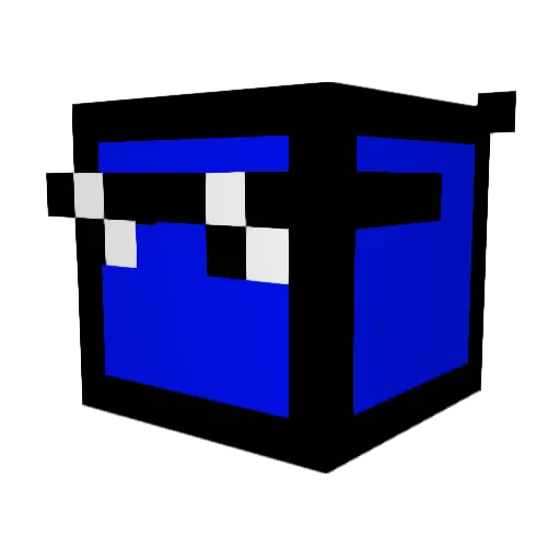 Blobkillen Minecraft avatar head, 3D render