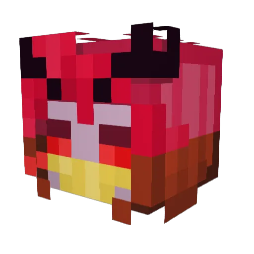 BlocK_Legend303 Minecraft avatar head, 3D render