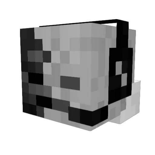 Block115 Minecraft avatar head, 3D render