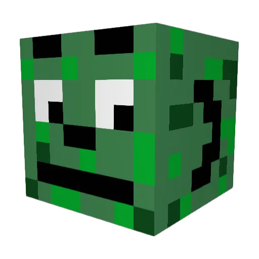 BlockBear13 Minecraft avatar head, 3D render