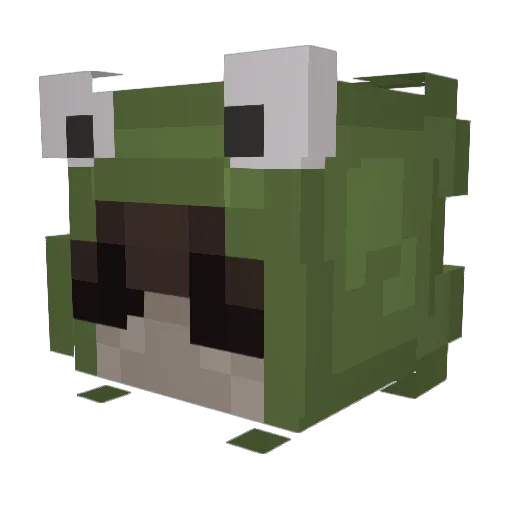 BlockBerd Minecraft avatar head, 3D render