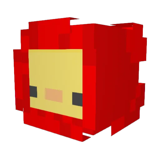 BlockBoy1677 Minecraft avatar head, 3D render