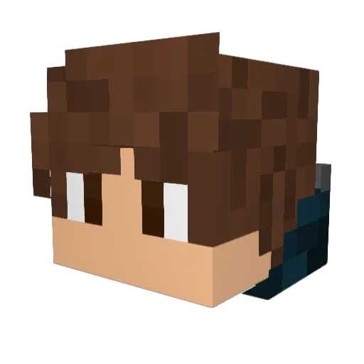 BlockBreaker55 Minecraft avatar head, 3D render