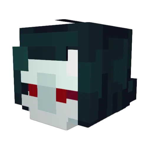 BlockBuster0924 Minecraft avatar head, 3D render
