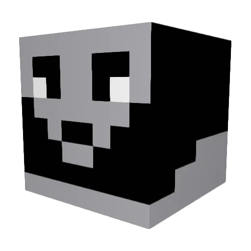 BlockBuster34225 Minecraft avatar head, 3D render