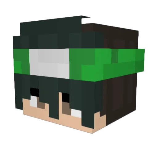 BlockBusterHSV Minecraft avatar head, 3D render
