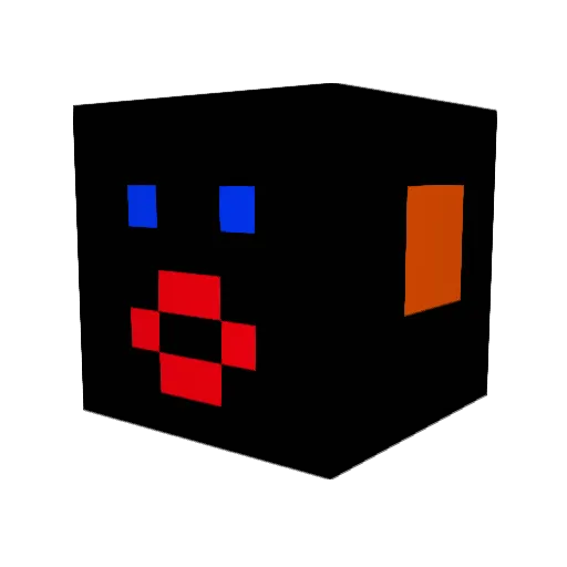 BlockBusterkin Minecraft avatar head, 3D render