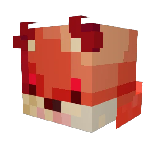 BlockDiva75 Minecraft avatar head, 3D render