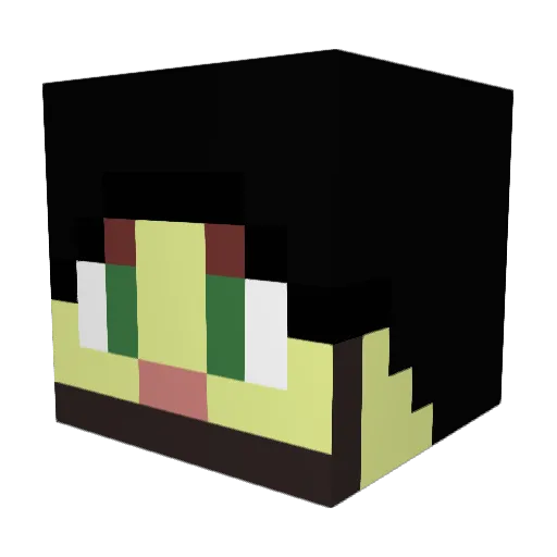 BlockJo05 Minecraft avatar head, 3D render