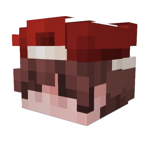 BlockJongleur420 Minecraft avatar head, 3D render