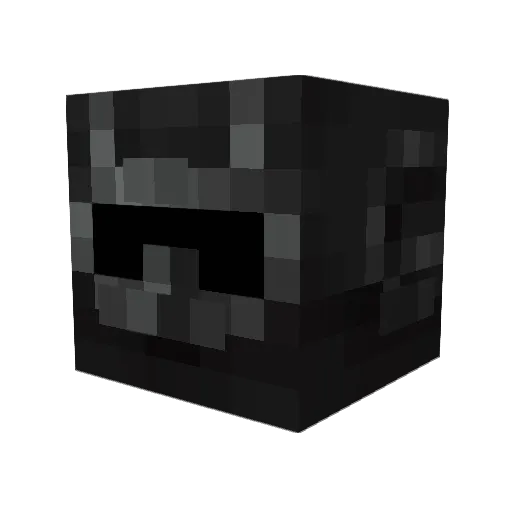 BlockMan2001 Minecraft avatar head, 3D render