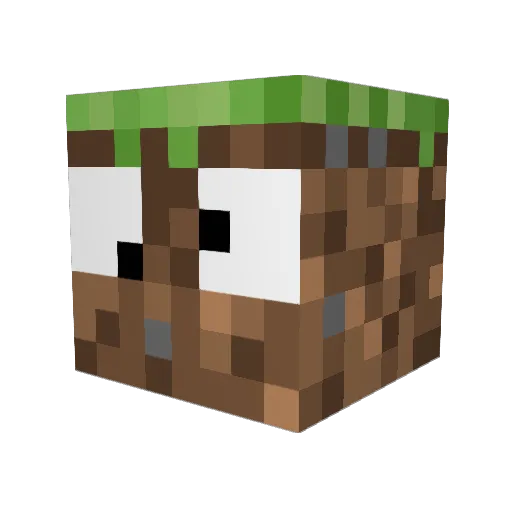 BlockMasterNV Minecraft avatar head, 3D render
