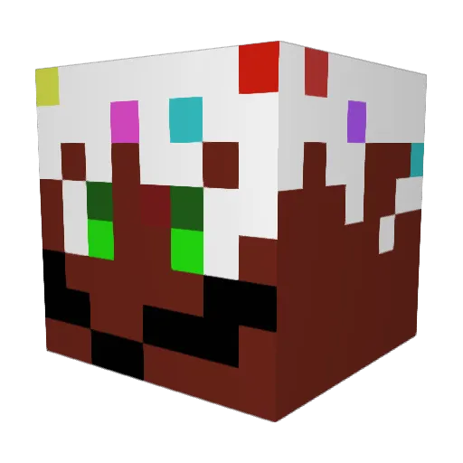 BlockMuffin08 Minecraft avatar head, 3D render