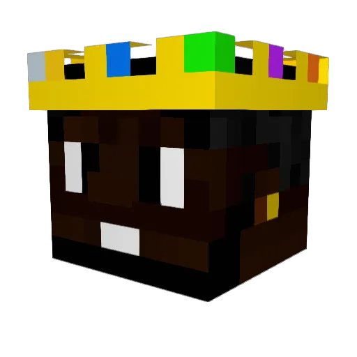 BlockSlinger87 Minecraft avatar head, 3D render