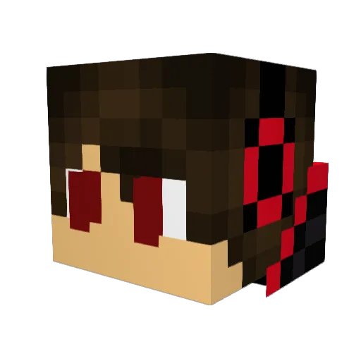 BlockSmasher22 Minecraft avatar head, 3D render