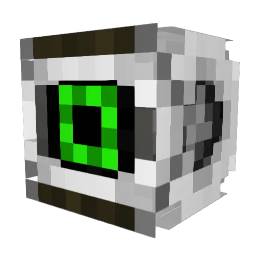 BlockTeq Minecraft avatar head, 3D render